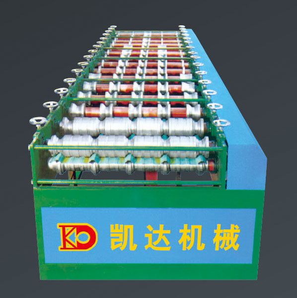 Steel tile machine