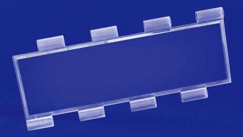 Transparent crystal shutter curtain sheet