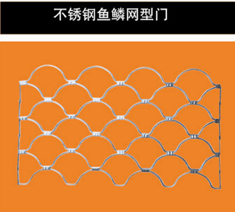 Stainless steel scale grid gate