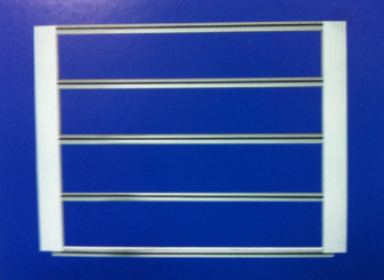 Aluminum strip crystal door Price: 125 / m